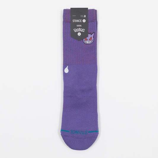 STANCE Gengar Crew Socks in PURPLE