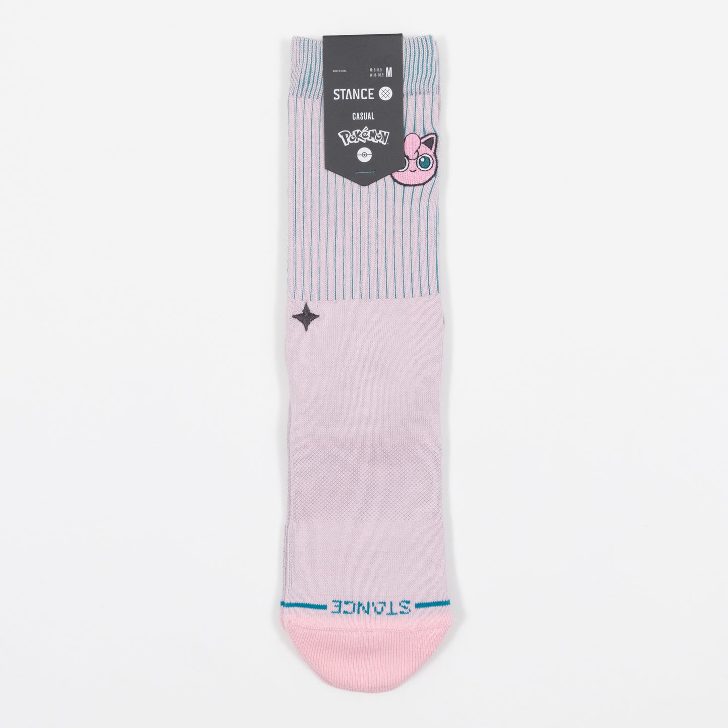 STANCE Jigglypuff Crew Socks in PINK