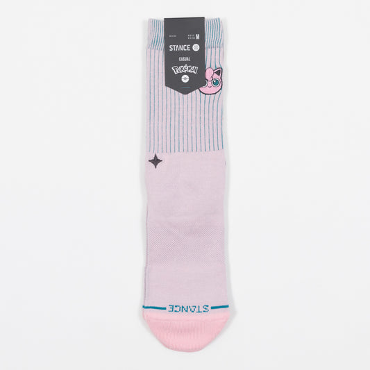 STANCE Jigglypuff Crew Socks in PINK