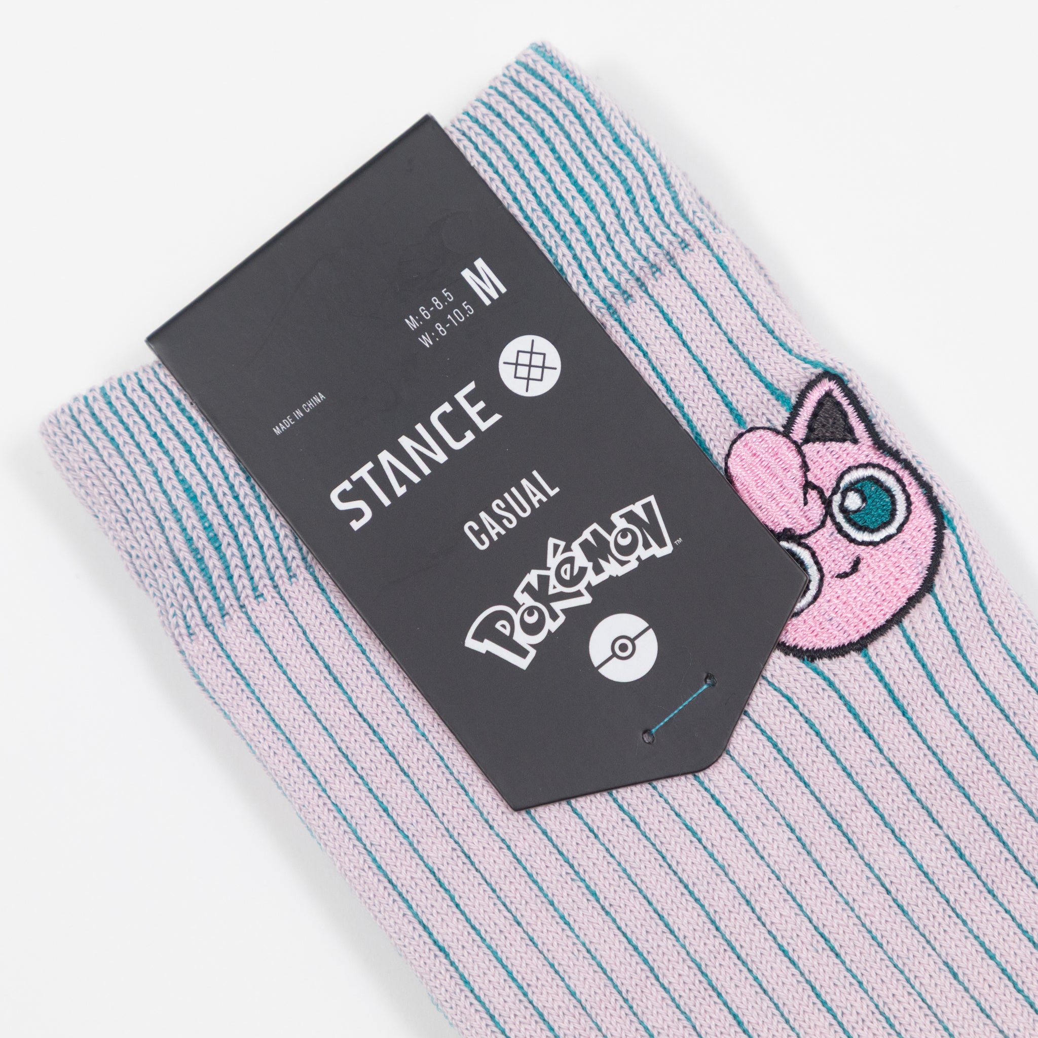 STANCE Jigglypuff Crew Socks in PINK