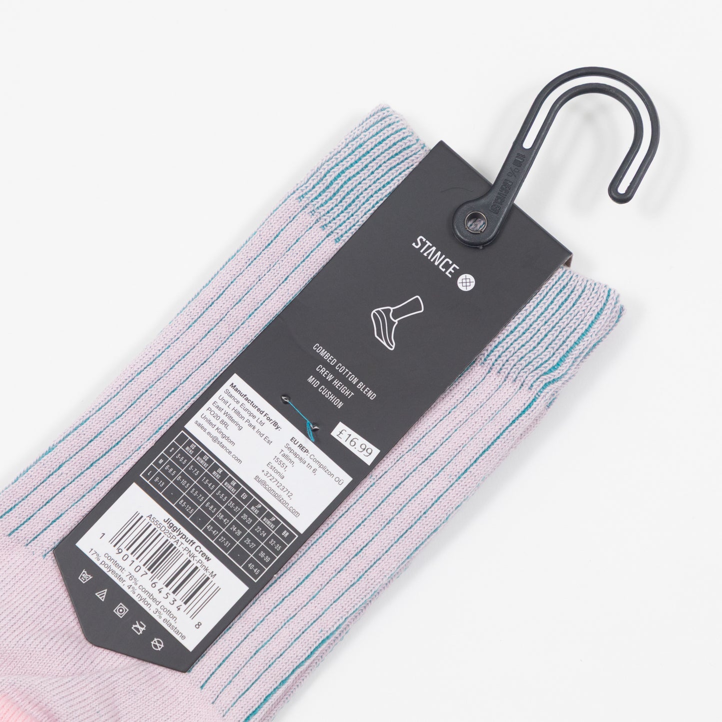 STANCE Jigglypuff Crew Socks in PINK