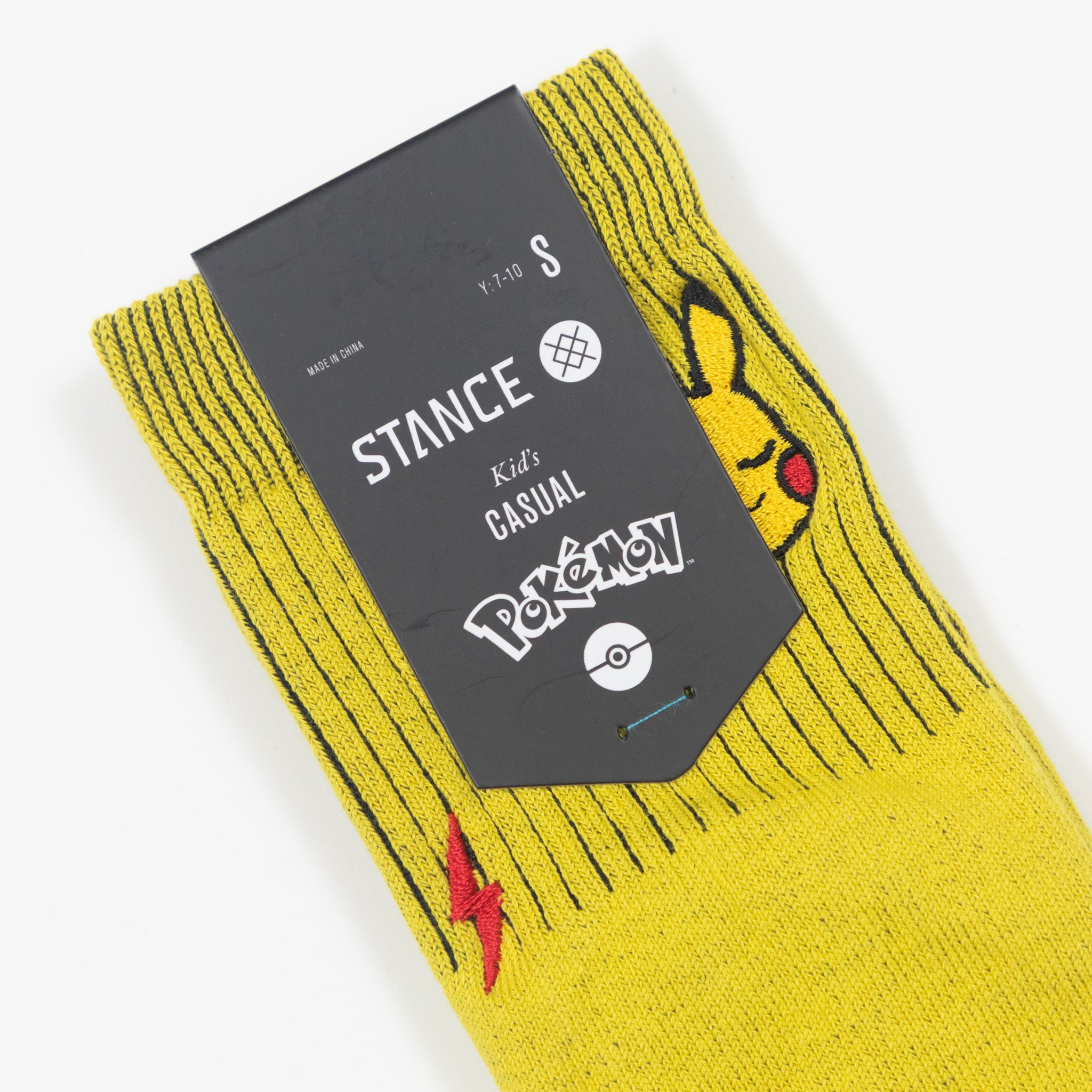 Kids STANCE X POKEMON Pikachu Socks in YELLOW