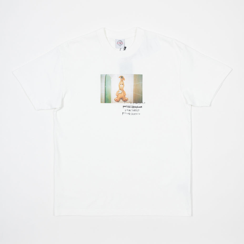 POLAR SKATE CO. Bunny 2 T-Shirt in WHITE