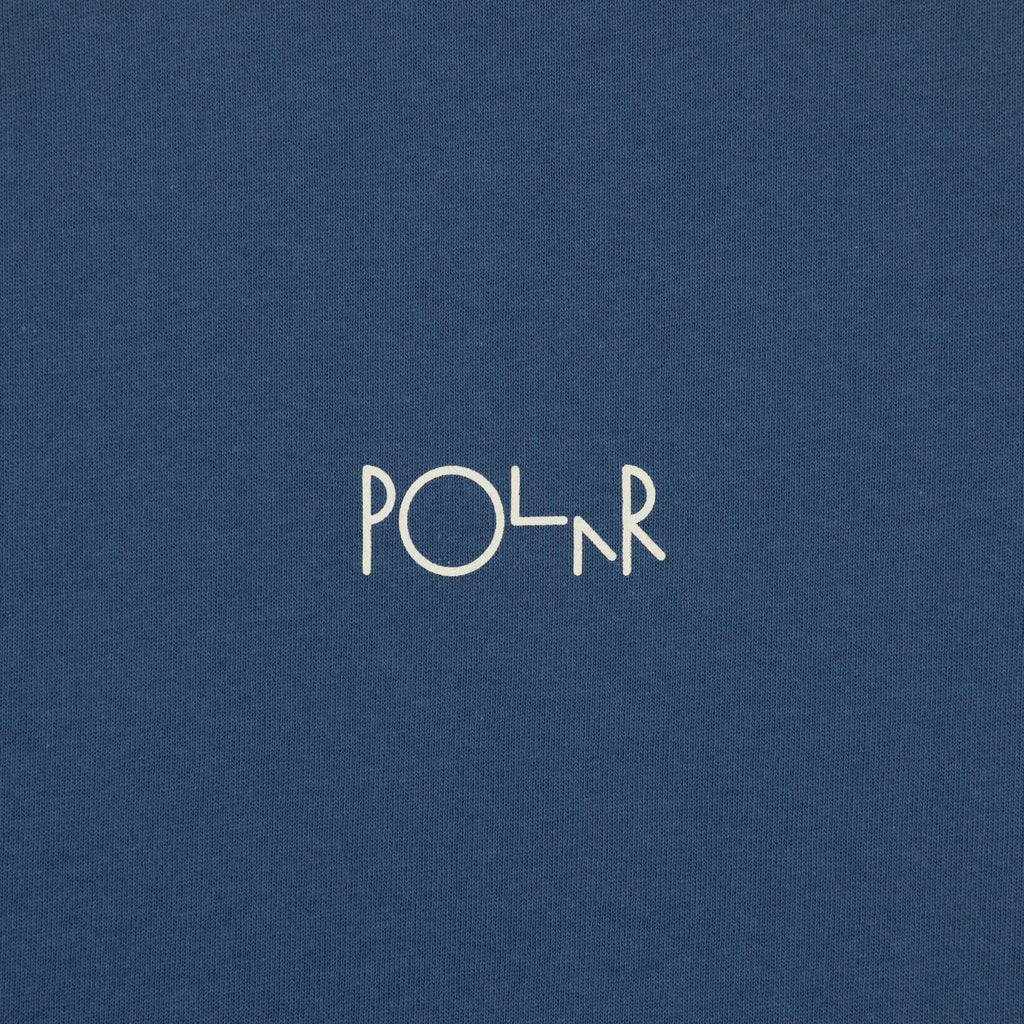 POLAR SKATE CO. Stroke Logo T-shirt in GREY BLUE