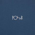POLAR SKATE CO. Stroke Logo T-shirt in GREY BLUE