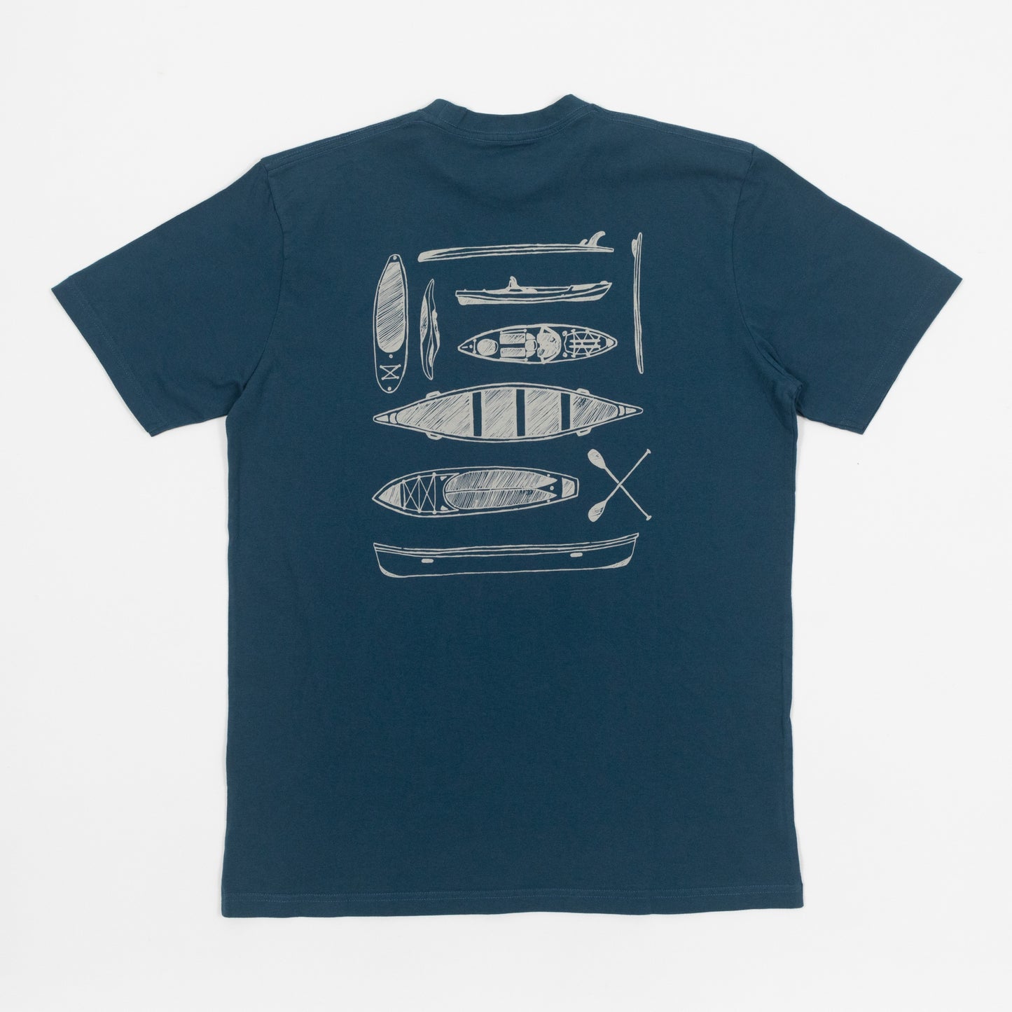 KAVU Paddle Out Graphic T-Shirt in BLUE