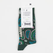 HAPPY SOCKS Paisley Socks in GREEN