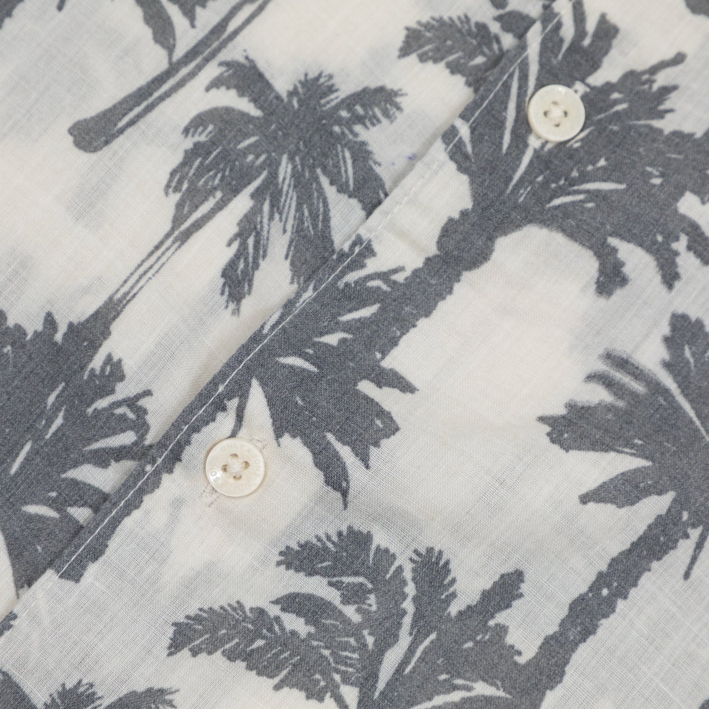 ONLY & SONS Palm Tree Shirt in CREAM