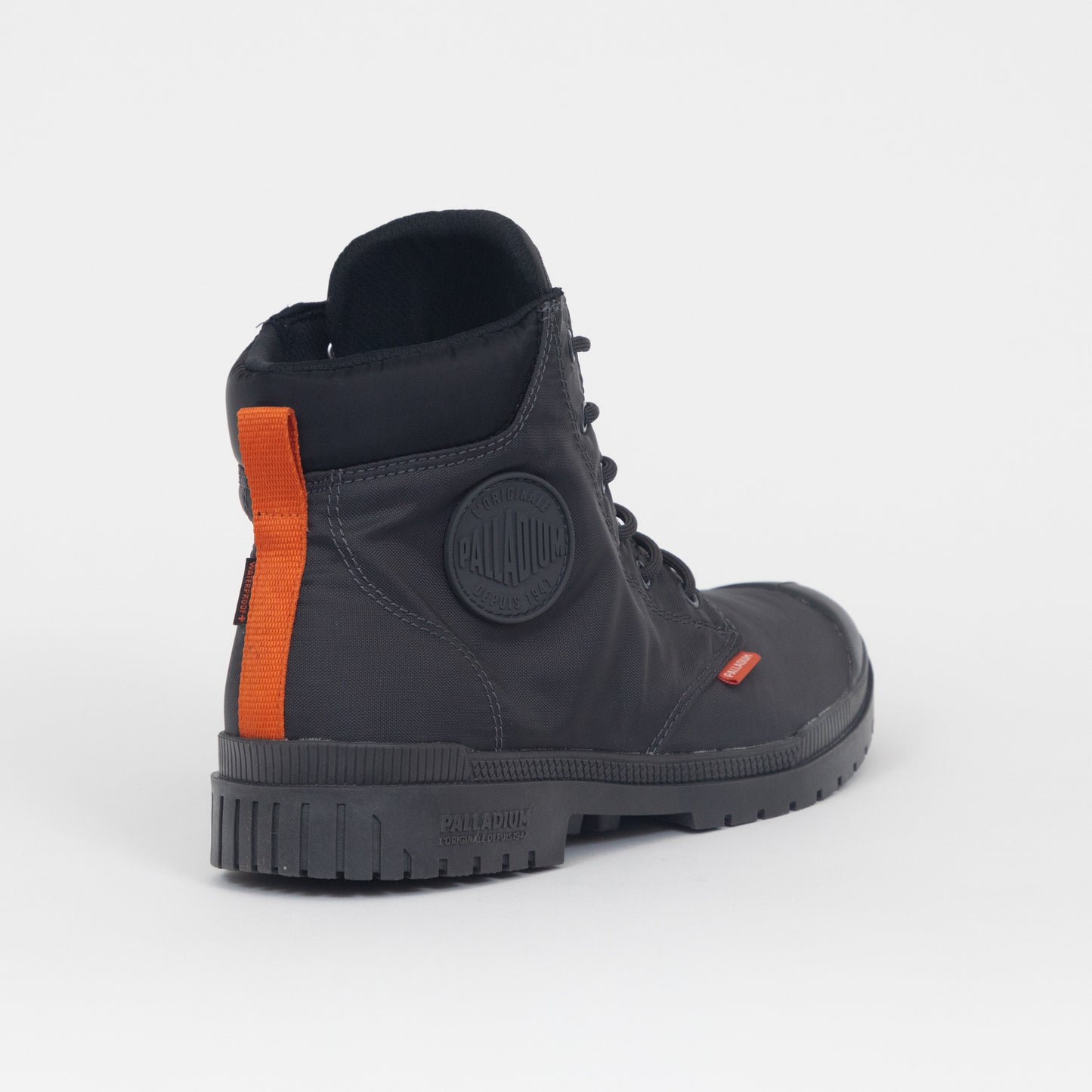 PALLADIUM Pampa Cuff Waterproof Boots in ASPHALT GREY