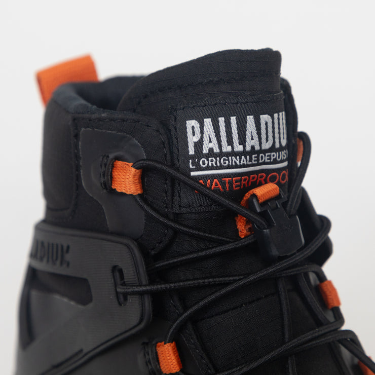 PALLADIUM Pampa Lite+ Cage Waterproof Boot in BLACK