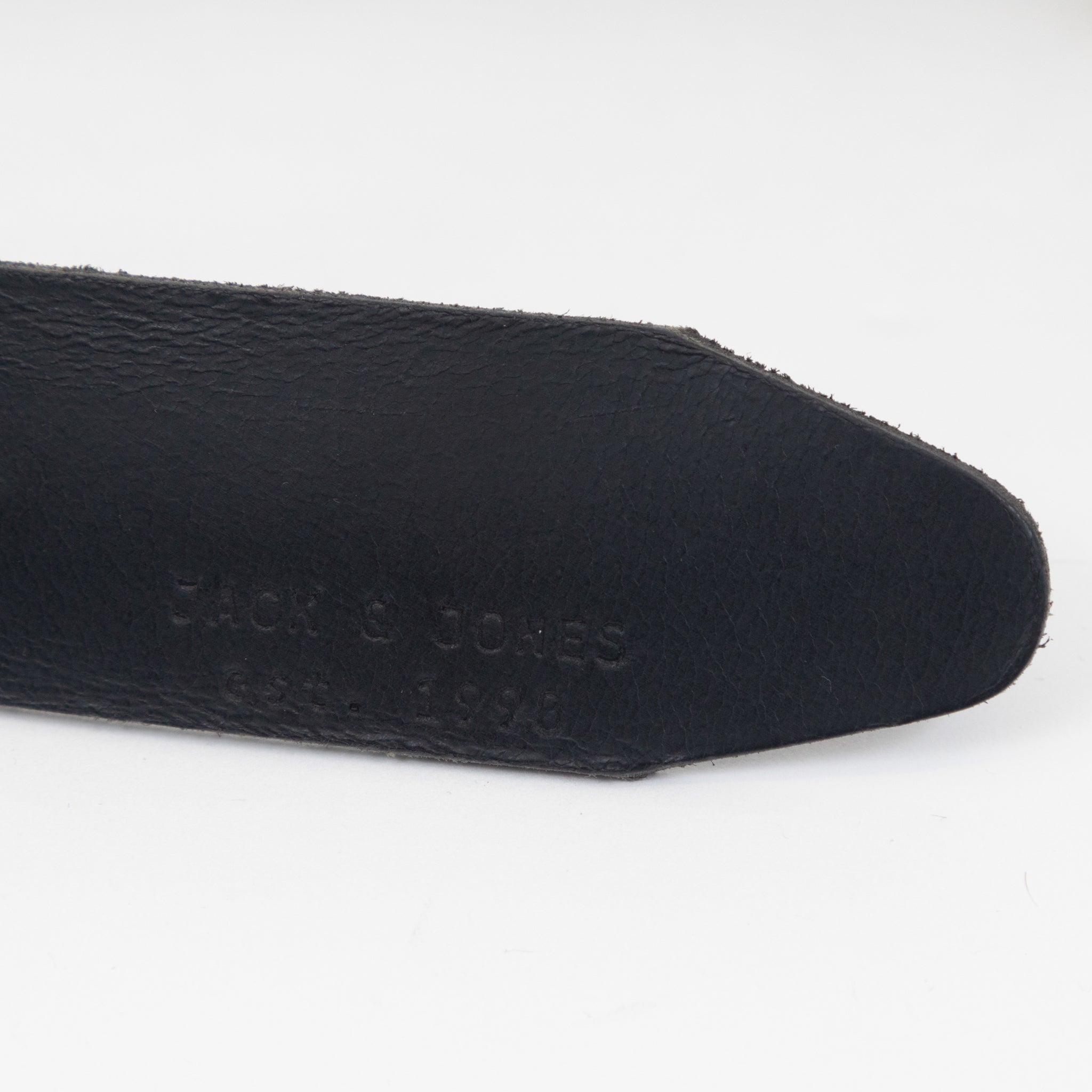 JACK & JONES Paul Leather Belt in BLACK