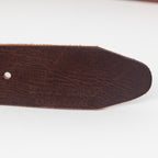JACK & JONES Paul Leather Belt in DARK BROWN