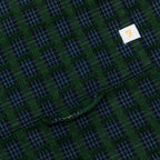 FARAH Photie Long Sleeve Check Shirt in POPLAR GREEN