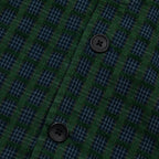 FARAH Photie Long Sleeve Check Shirt in POPLAR GREEN