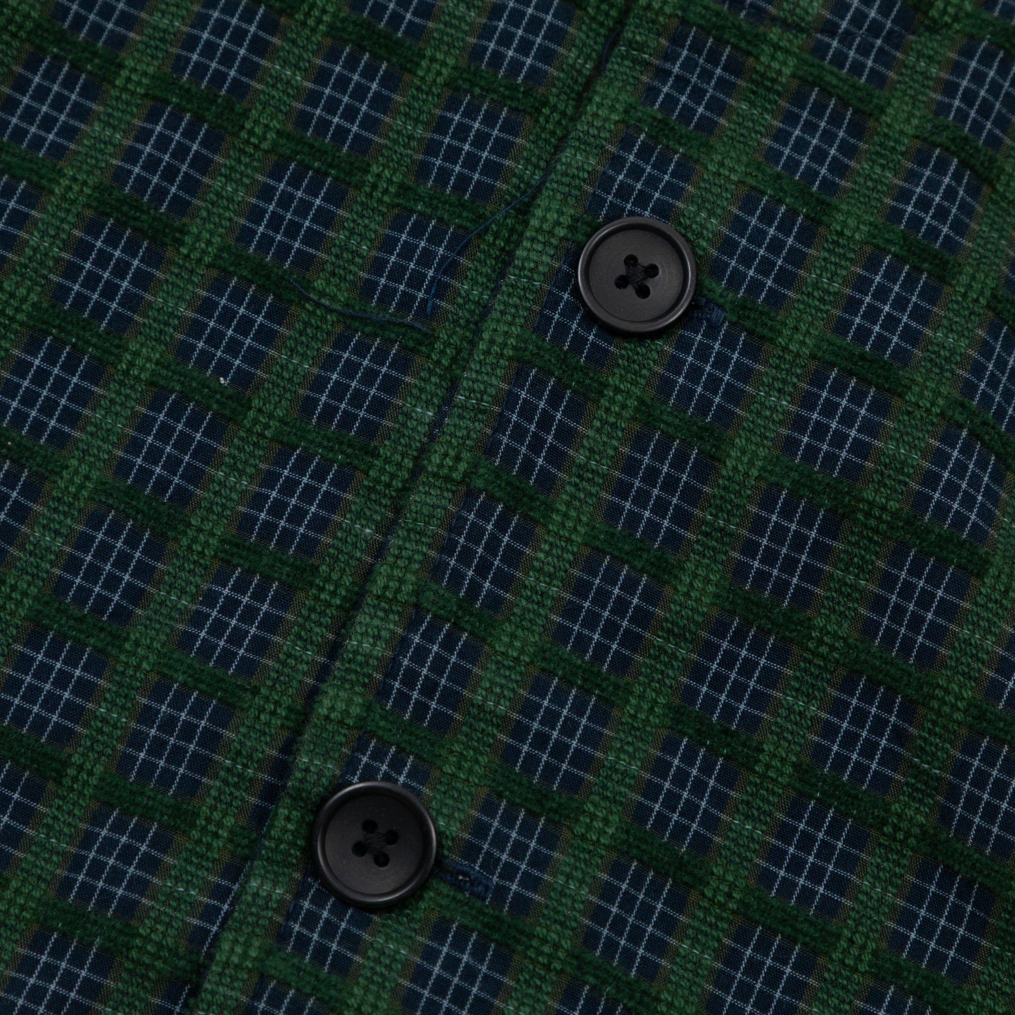 FARAH Photie Long Sleeve Check Shirt in POPLAR GREEN