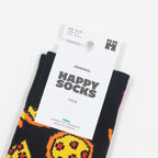 HAPPY SOCKS Pixelated Pizza Socks in BLACK