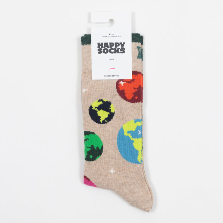 HAPPY SOCKS Planet Earth Socks in GREY
