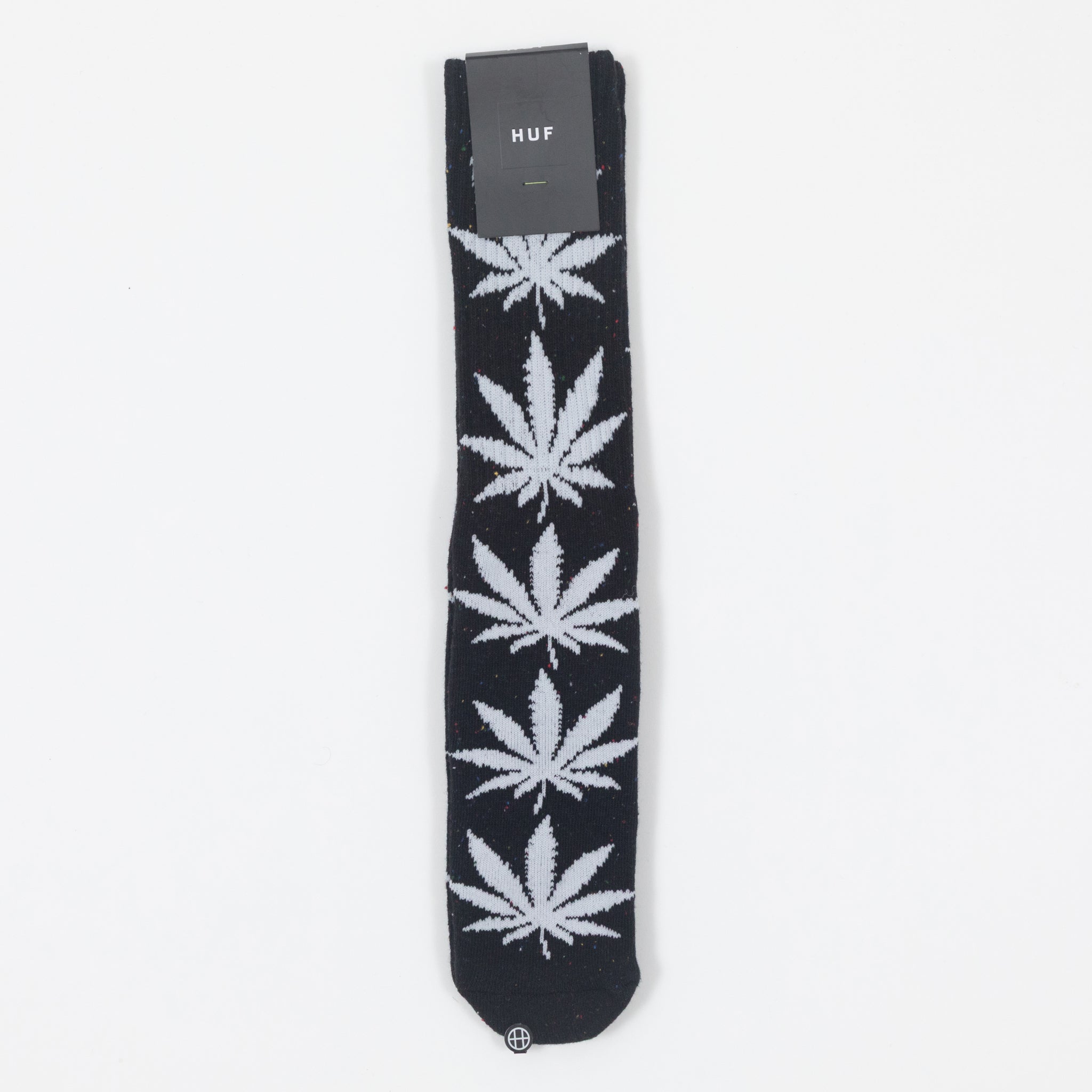 HUF Plantlife Speckled Socks in BLACK