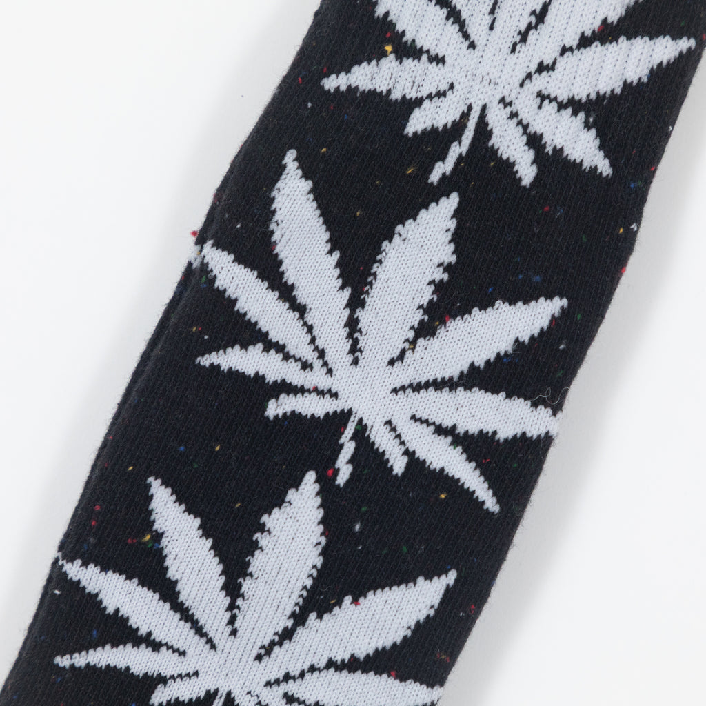 HUF Plantlife Speckled Socks in BLACK