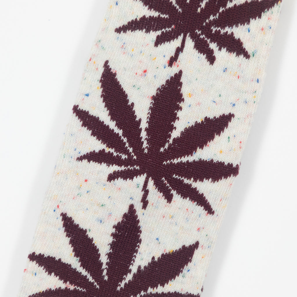HUF Plantlife Speckled Socks in CREAM