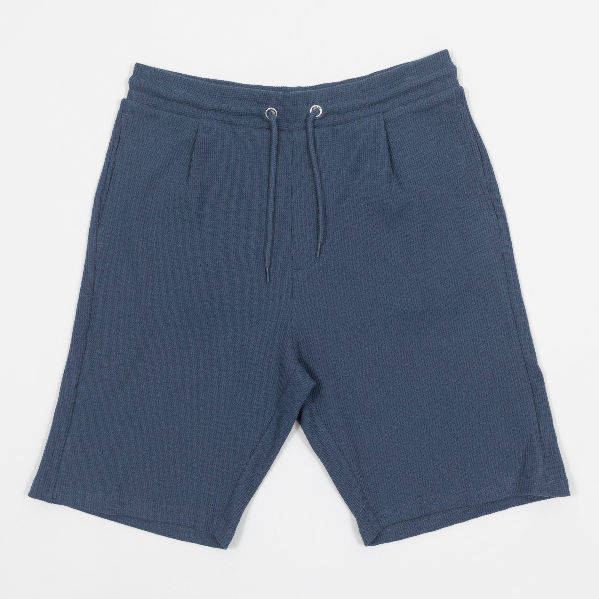 ONLY & SONS Waffle Knit Shorts in NAVY