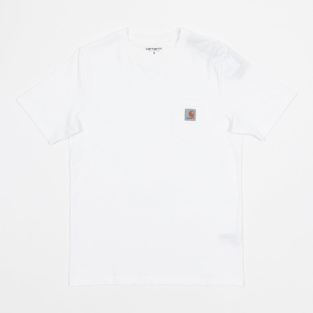 CARHARTT WIP Pocket T-Shirt in WHITE