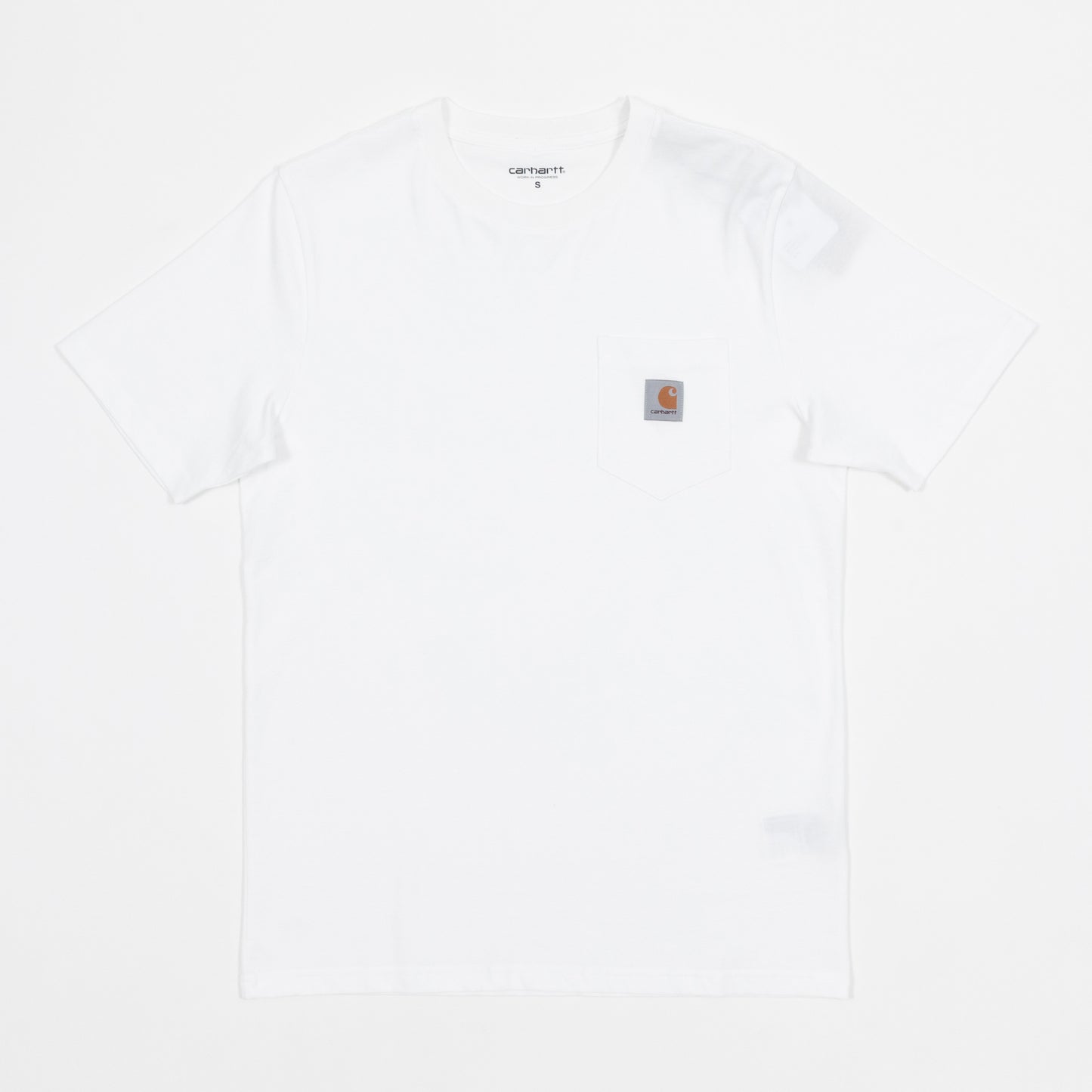 CARHARTT Pocket T-Shirt in WHITE