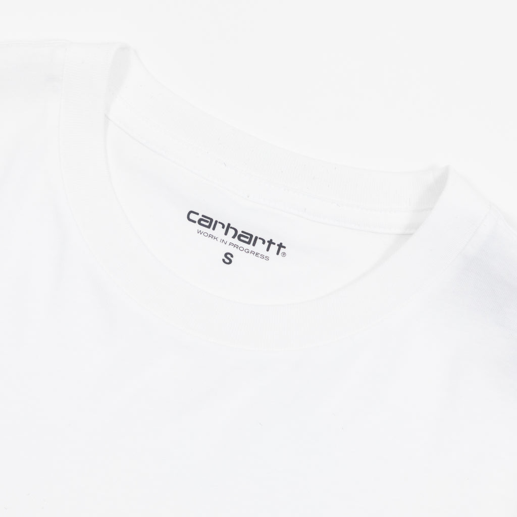 CARHARTT WIP Pocket T-Shirt in WHITE
