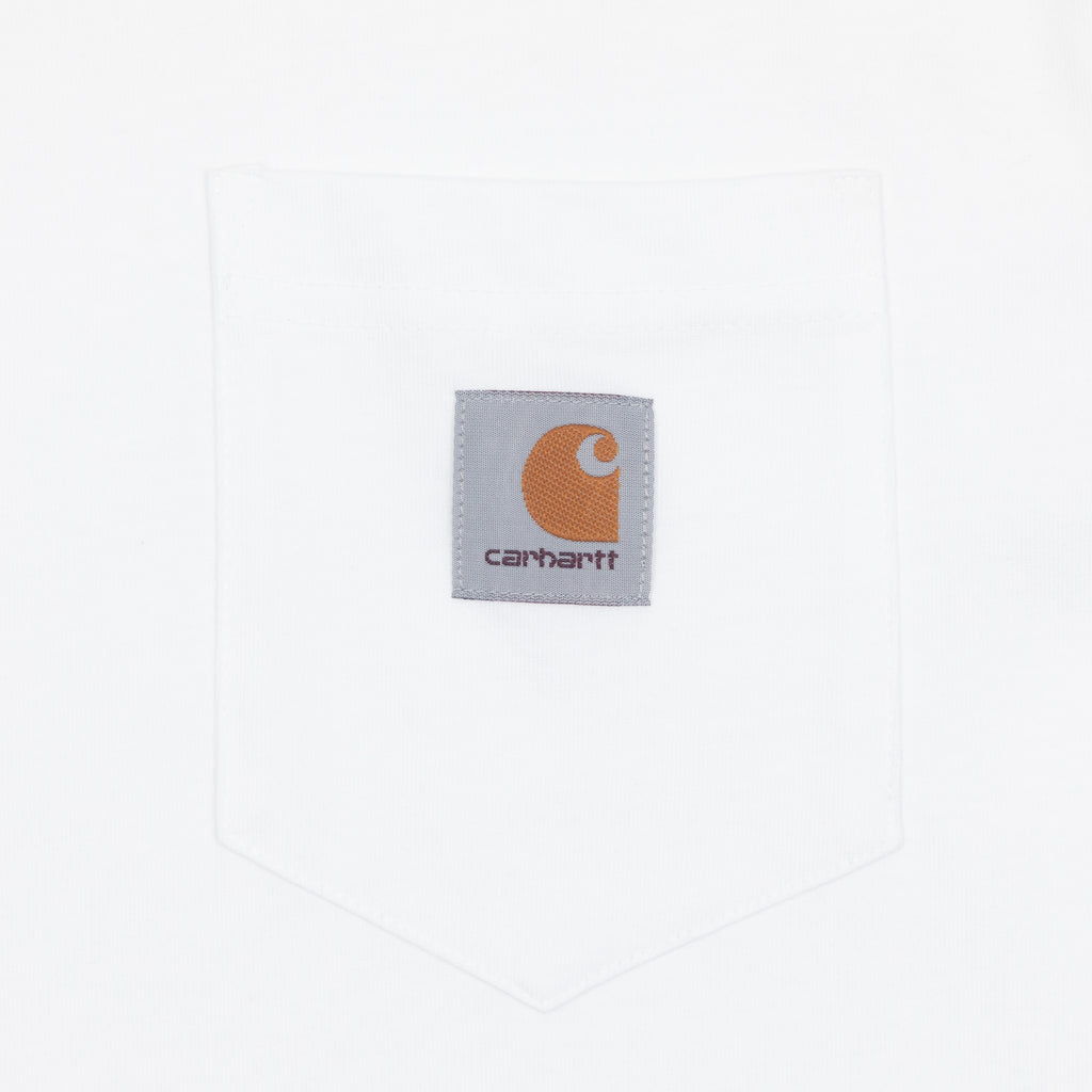CARHARTT WIP Pocket T-Shirt in WHITE