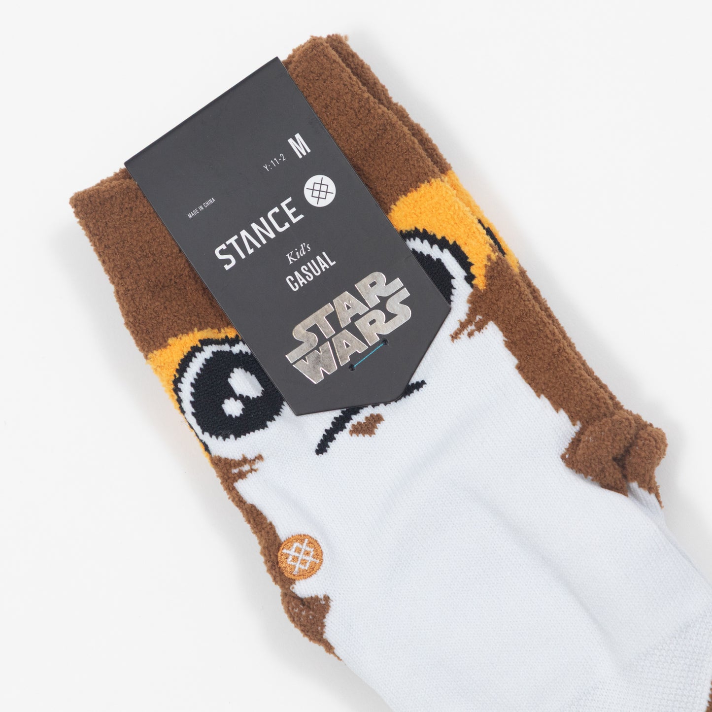 Kids STANCE Porg Socks in BROWN