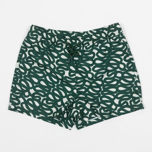 BJORN BORG Pattern Swim Shorts in GREEN