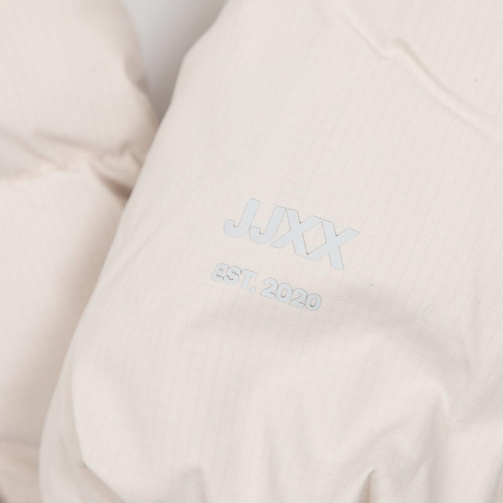 Womens JJXX Puffer Jacket in BEIGE