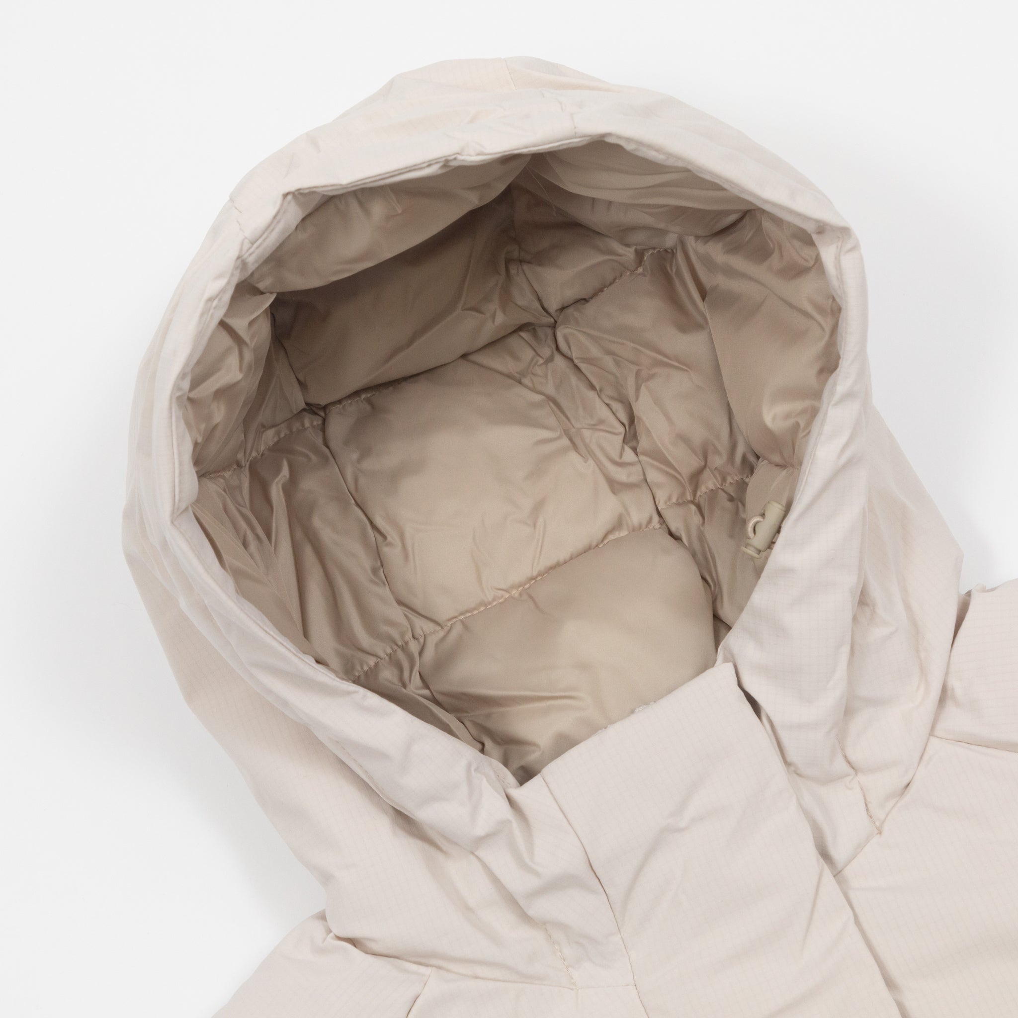 Womens JJXX Puffer Jacket in BEIGE