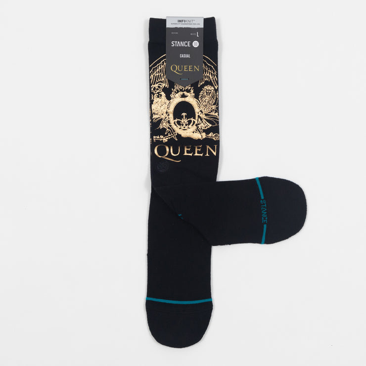 STANCE Queen Golden Socks in BLACK