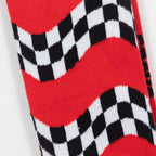 HAPPY SOCKS Race Socks in RED