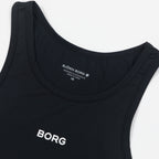 Womens BJORN BORG Racerback Sports Tank Top in BLACK