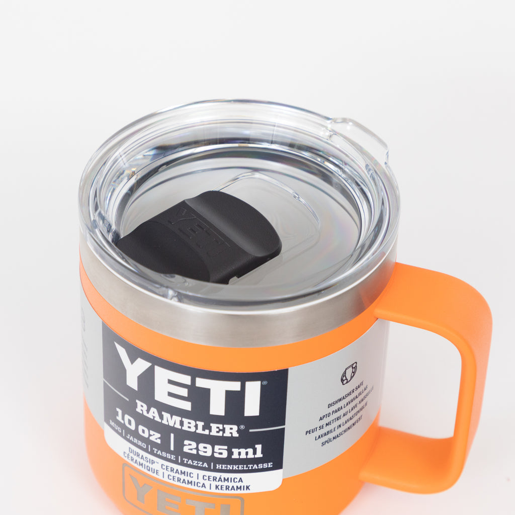 YETI Rambler® 10 oz (295 ml) Stackable Mug With DuraSip™ Ceramic Lining in King Crab Orange