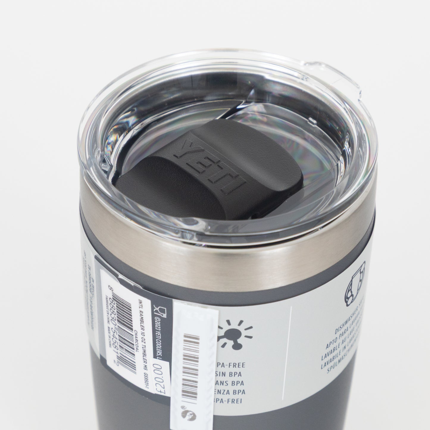 YETI Rambler 10 oz (295 ml) Tumbler With MagSlider™ Lid in Charcoal