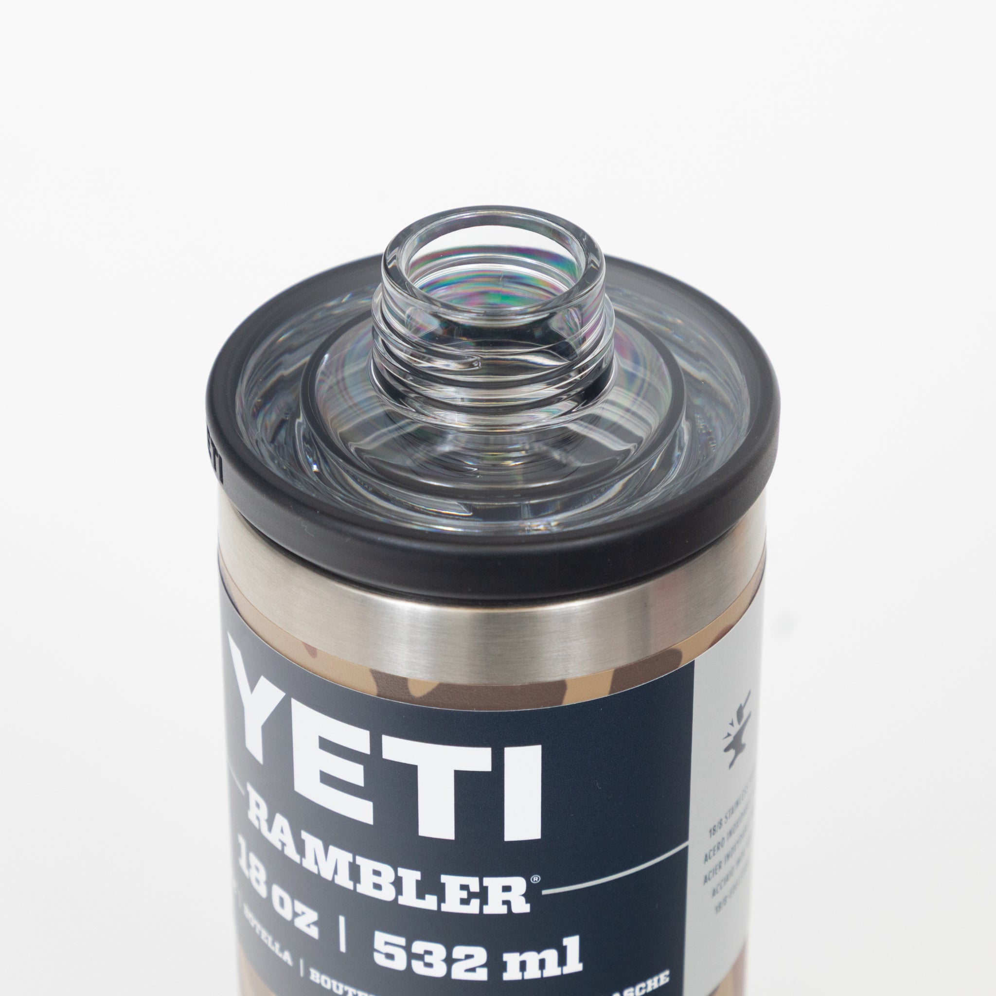 YETI Rambler® 18 oz (532 ml) Bottle with Chug Cap in Wetlands Camo
