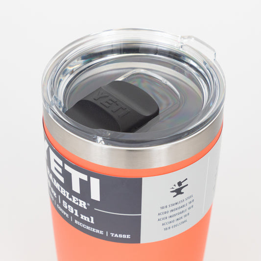 YETI Rambler® 20 oz (591 ml) Tumbler in Papaya