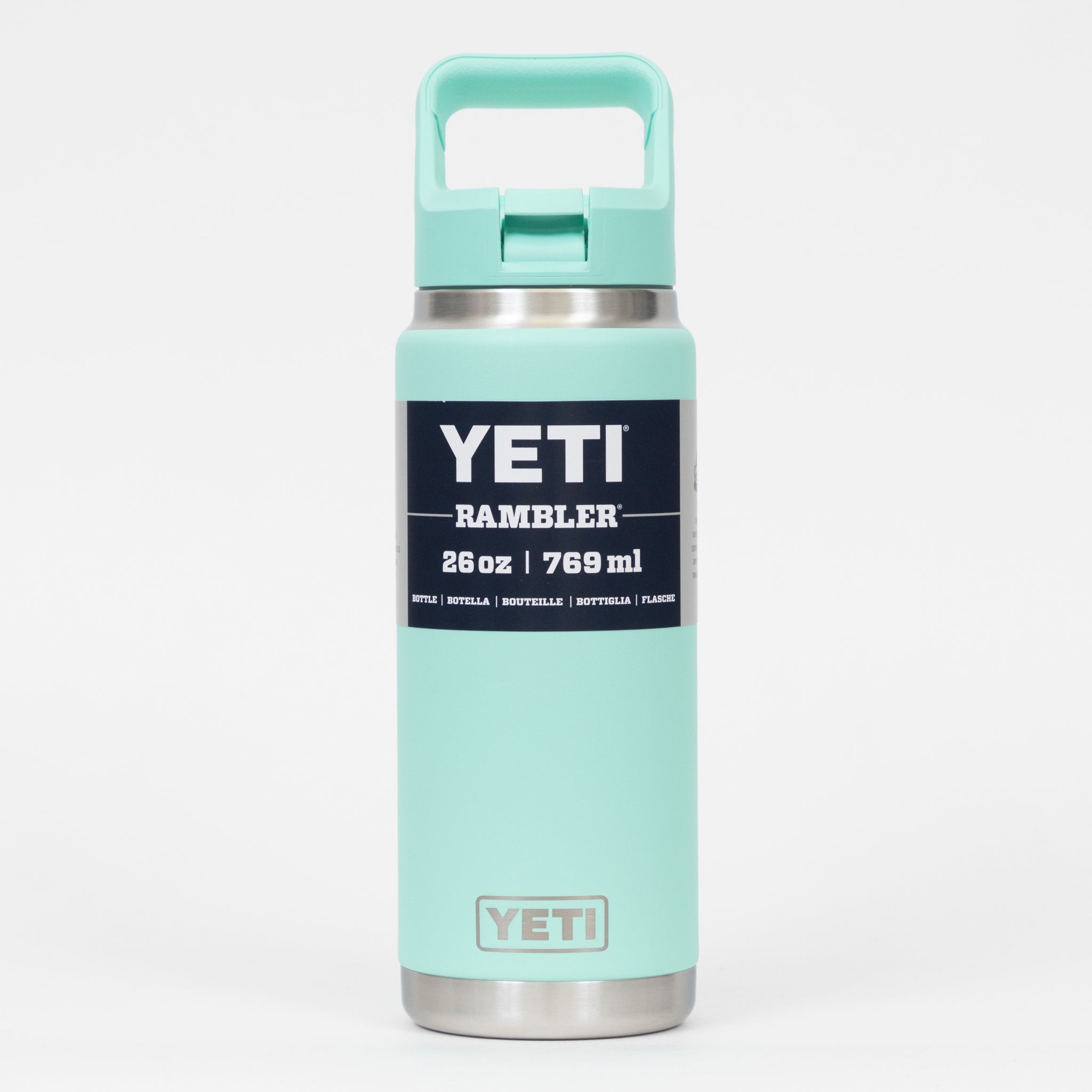 YETI Rambler® 26 oz (769 ml) Bottle With Straw Cap in Seafoam