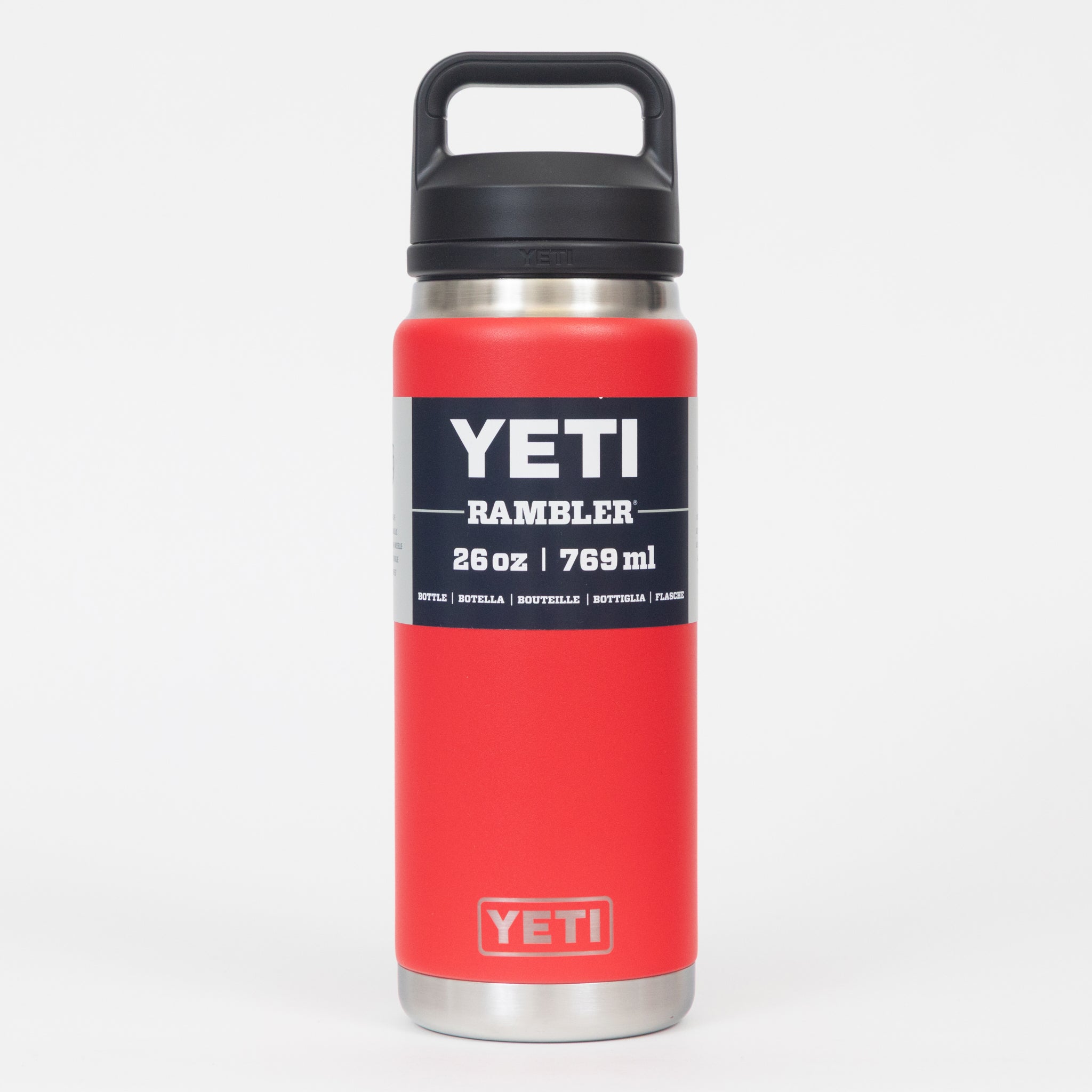 YETI Rambler® 26 oz (769 ml) Bottle With Chug Cap in Rescue Red