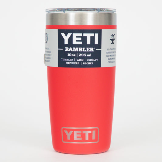 YETI Rambler 10 oz (296ml) Tumbler in RESCUE RED