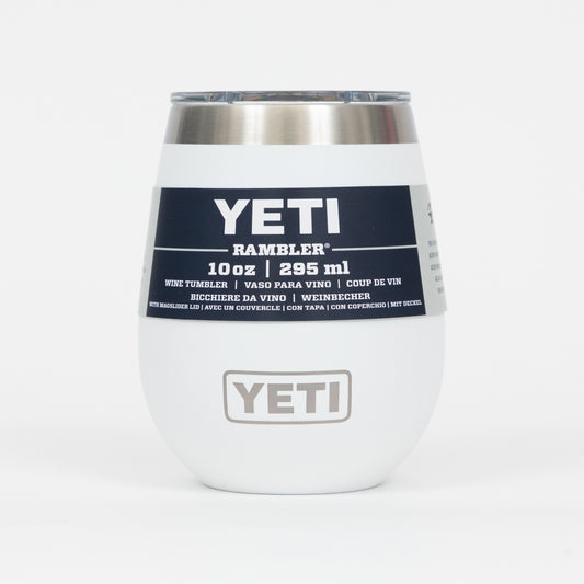 YETI Rambler 10 oz (296ml) Wine Tumbler in WHITE