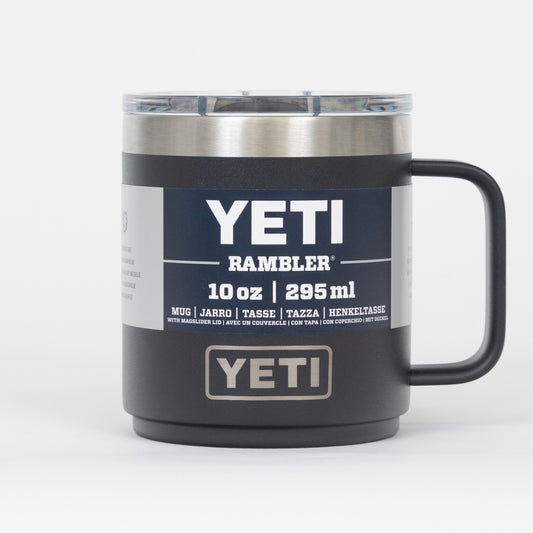 YETI Rambler 10 oz (296ml) Mug in BLACK