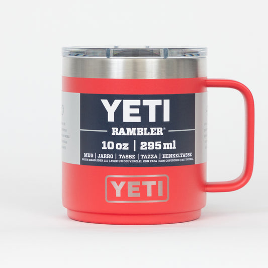 YETI Rambler 10oz (296ml) Mug in RESCUE RED