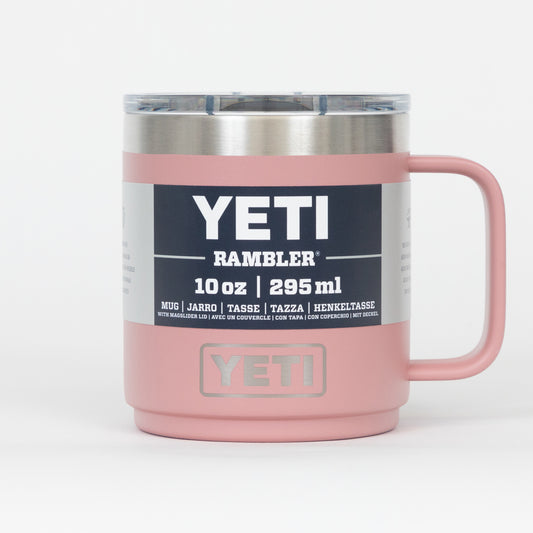 YETI Rambler 10 oz (296ml) Mug in SANDSTONE PINK