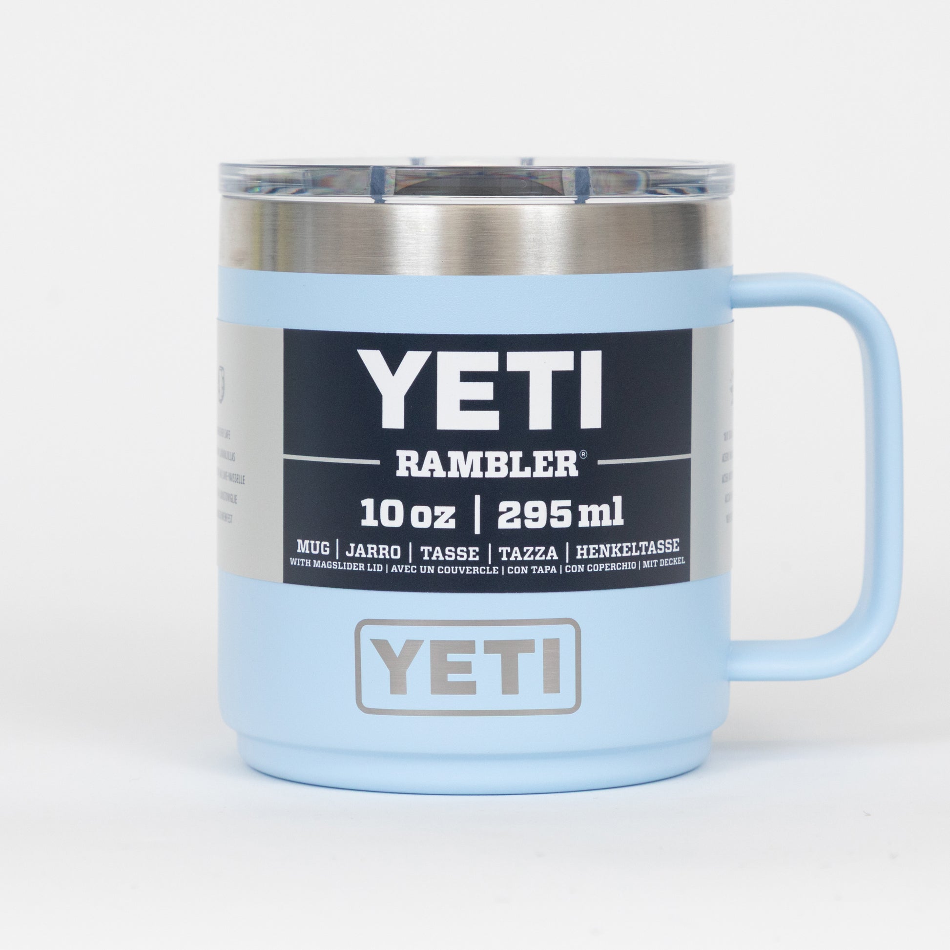 yeti 10 oz mug with handle sky blue hot cold drinkware