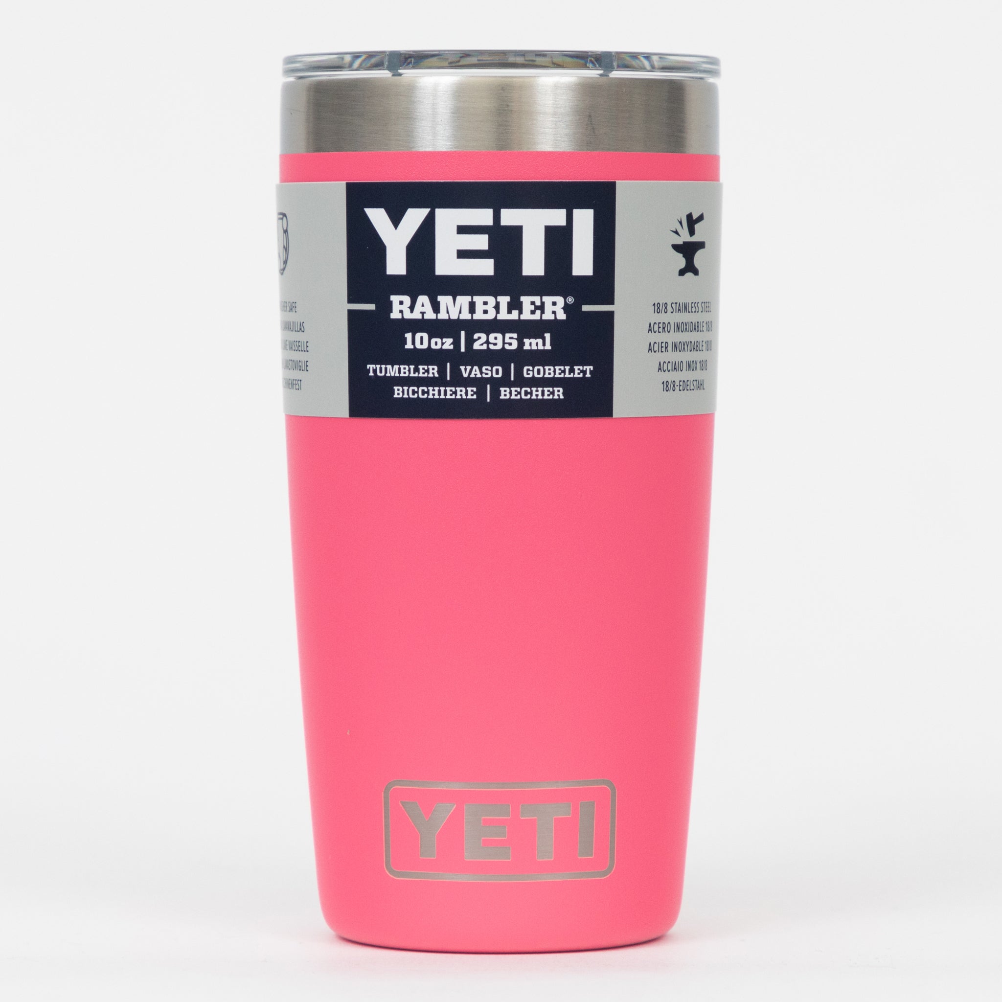 YETI Rambler 10 oz (295 ml) Tumbler With MagSlider™ Lid in Tropical Pink