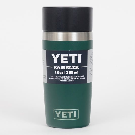 Green YETI Rambler 12oz travel mug